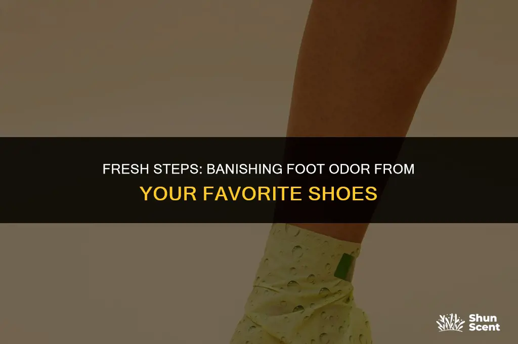 how to get rud of foot odor in shoes
