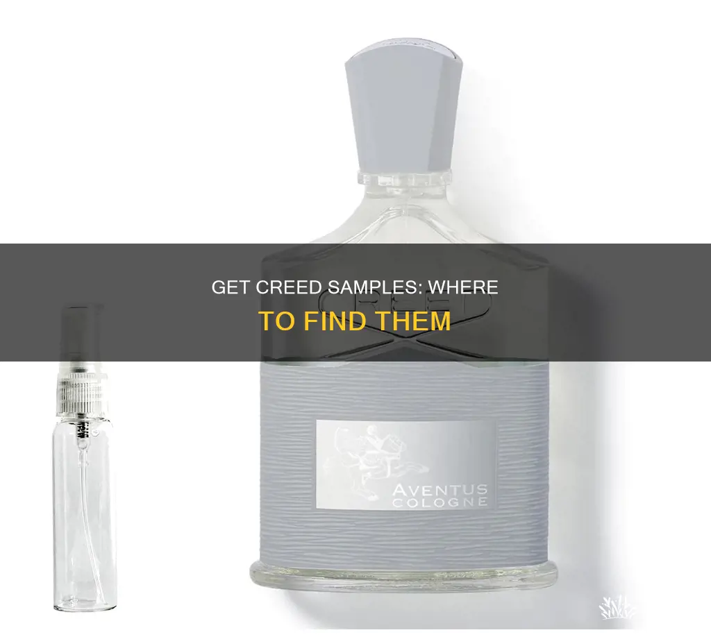 how to get samples of creed cologne