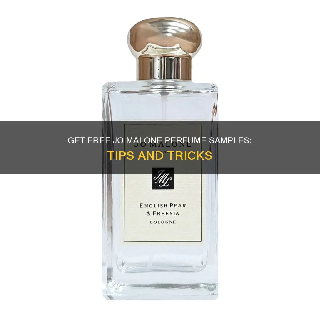 how to get samples of jo malone perfume