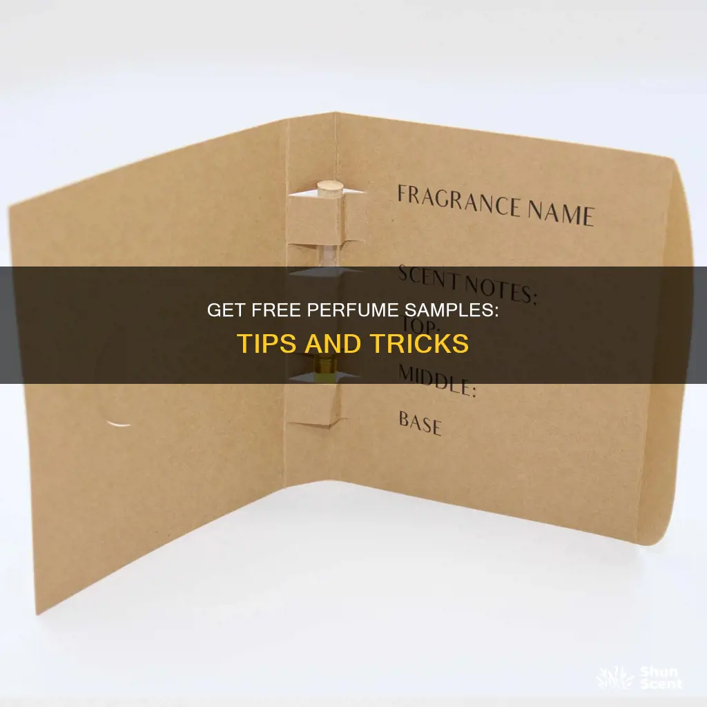 how to get samples of perfumes