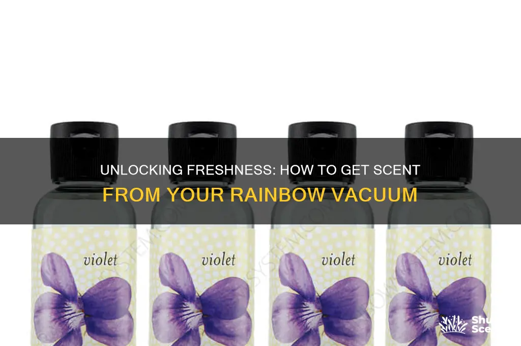 how to get scent from rainbow vacuum ftree