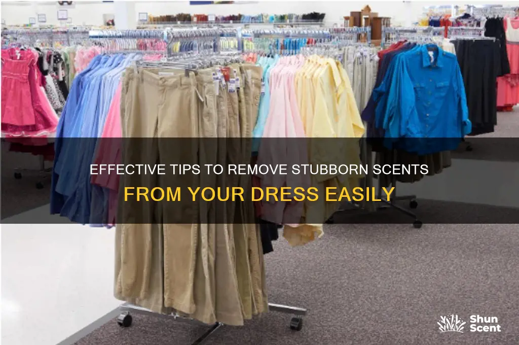 how to get scent out of dress