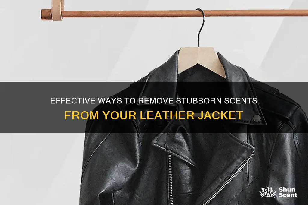 how to get scent out of leather jacket