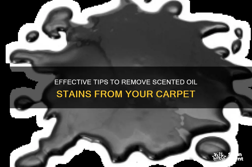 how to get scented oil off carpet