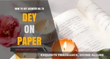 Long-Lasting Fragrance: Tips for Making Scented Oil Stay on Paper