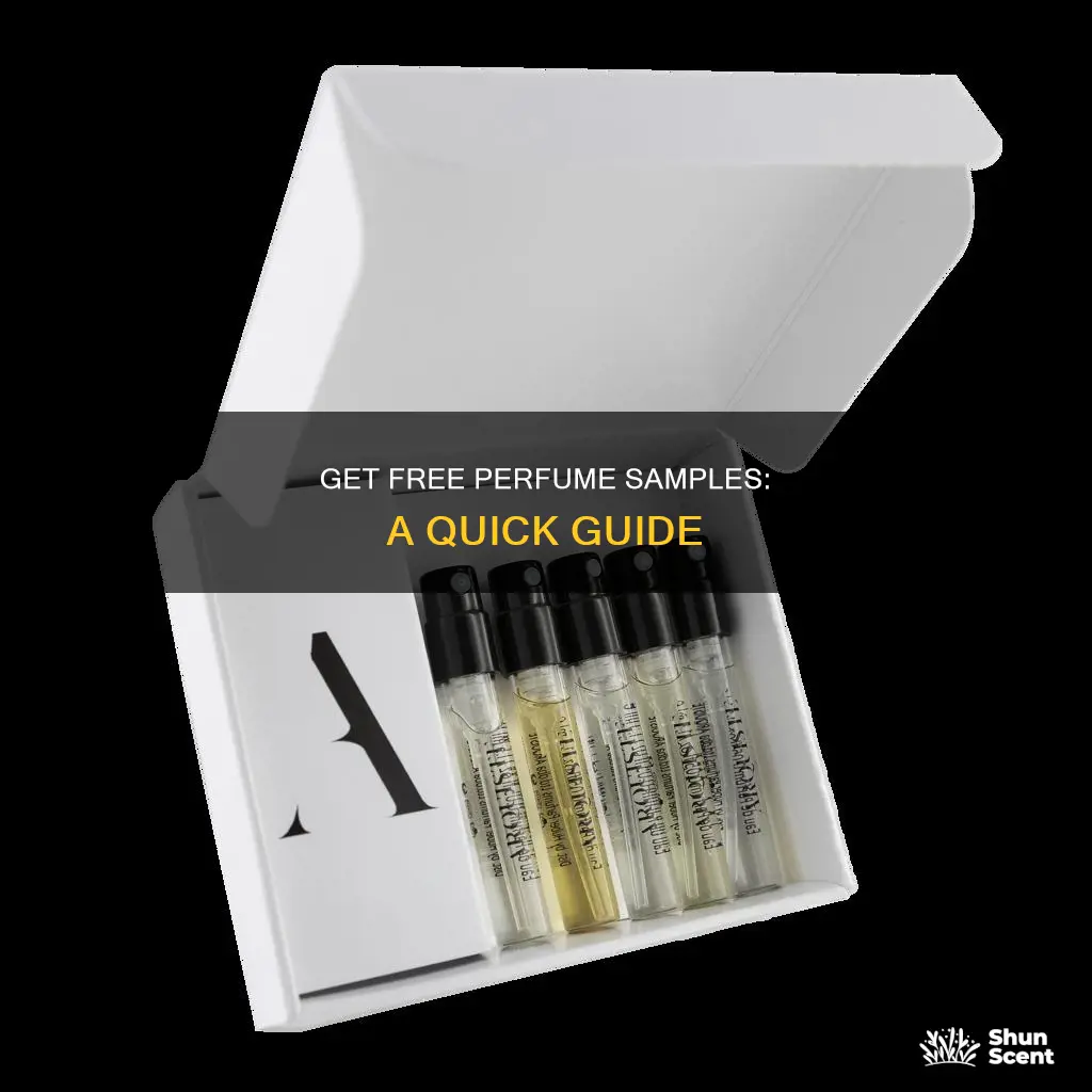 how to get scented perfume samples