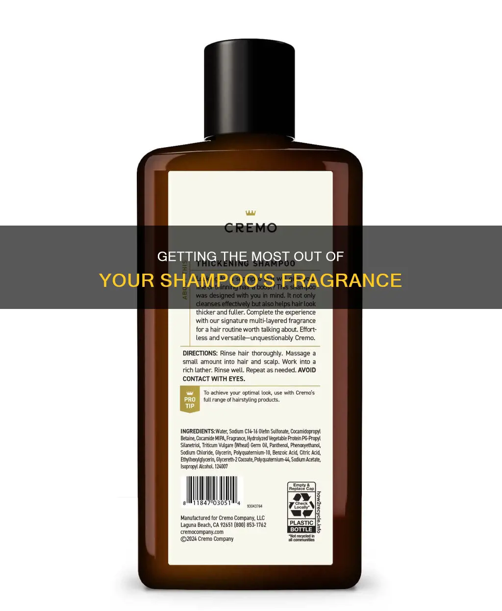 how to get shampoo fragrance out of hair