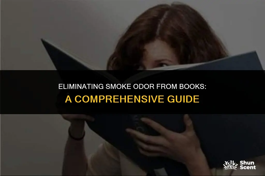 how to get smoke odor out of books