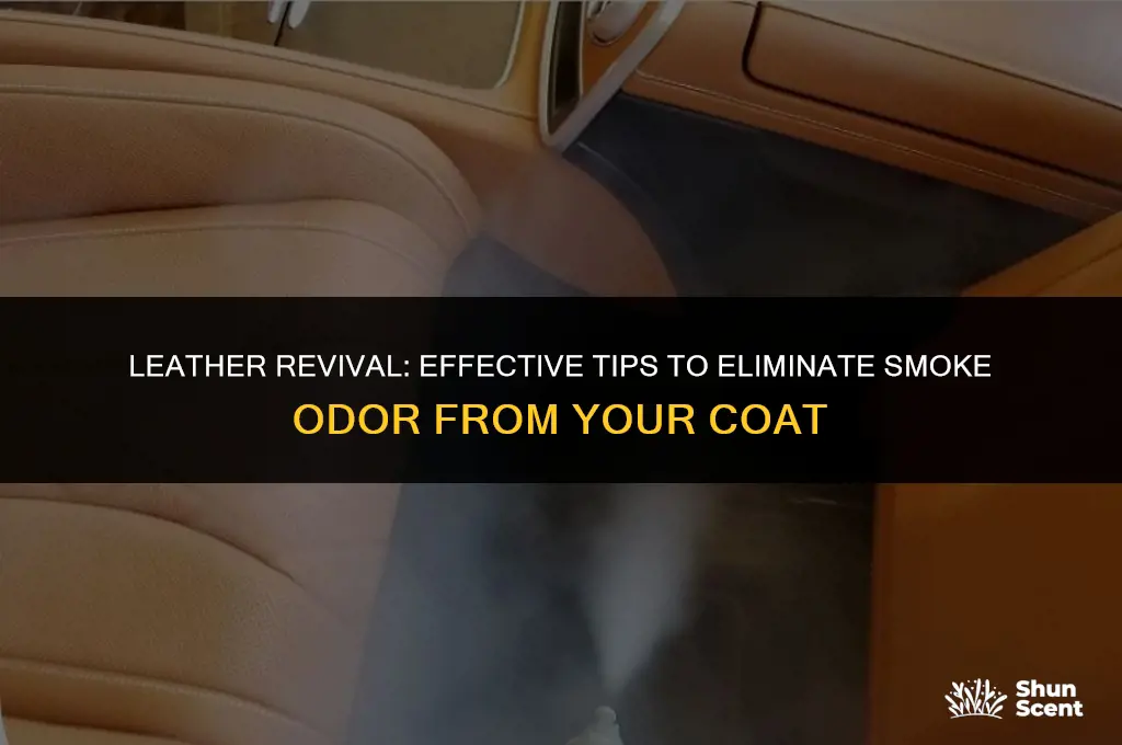 how to get smoke odor out of leather coat