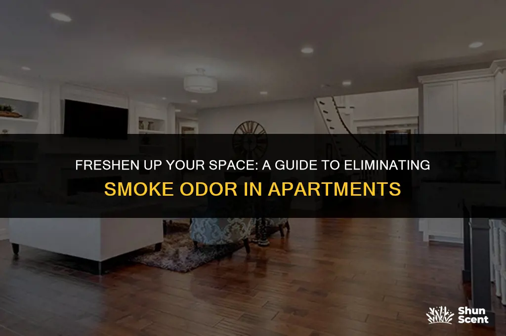 how to get smoke odor to go away in apartment