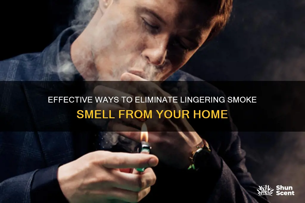 how to get smoke scent out of house