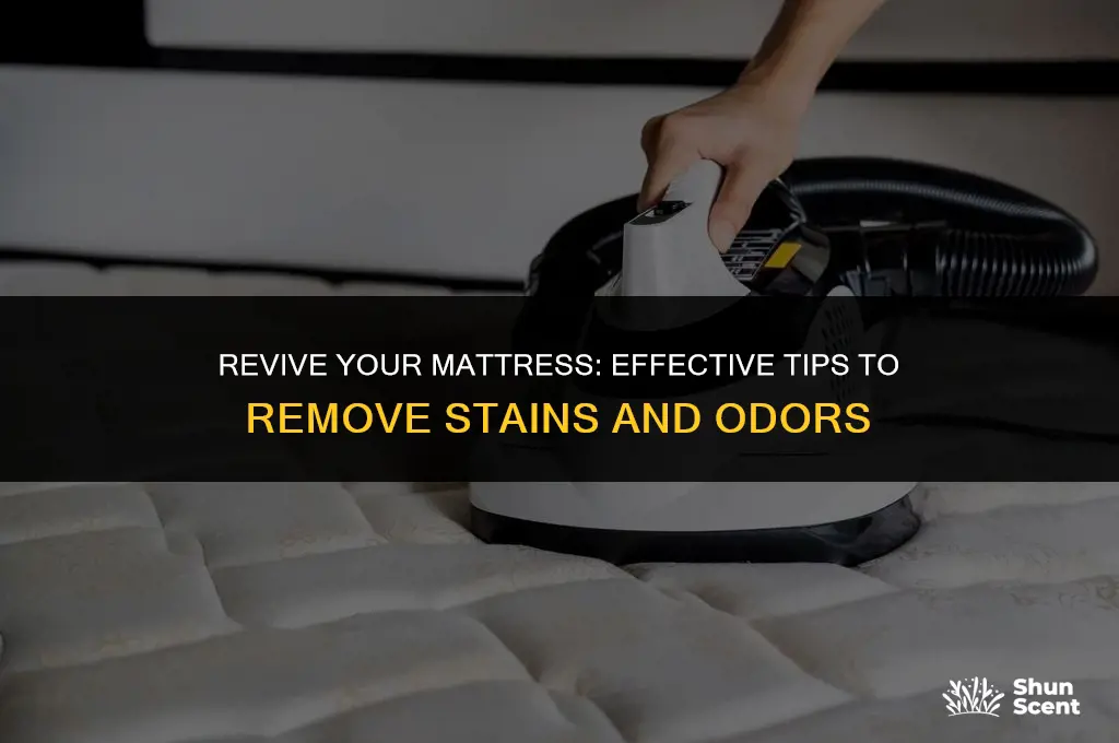 how to get stains and odor out of mattress
