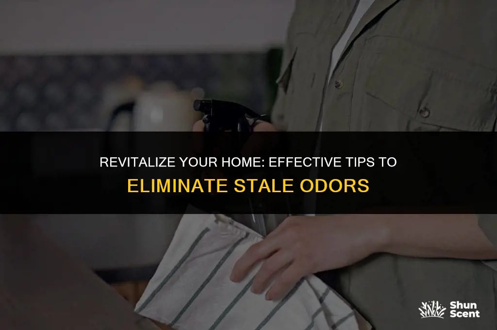 how to get stale odor out of house