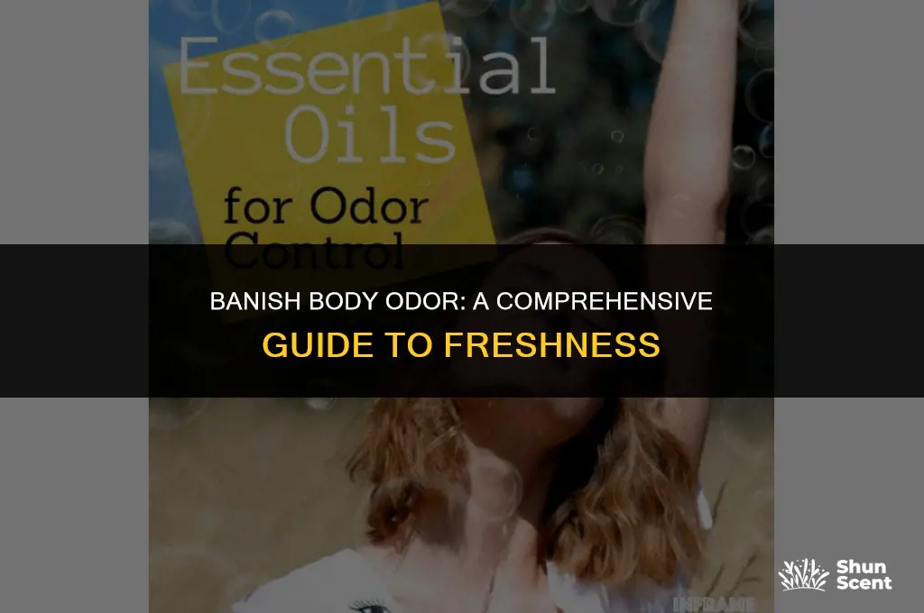 how to get strong bo odor off of skin