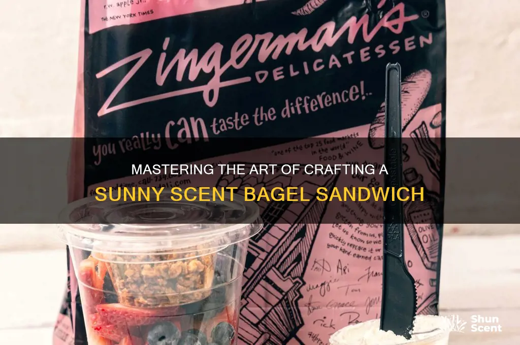 how to get sunny scent bagel sandwich