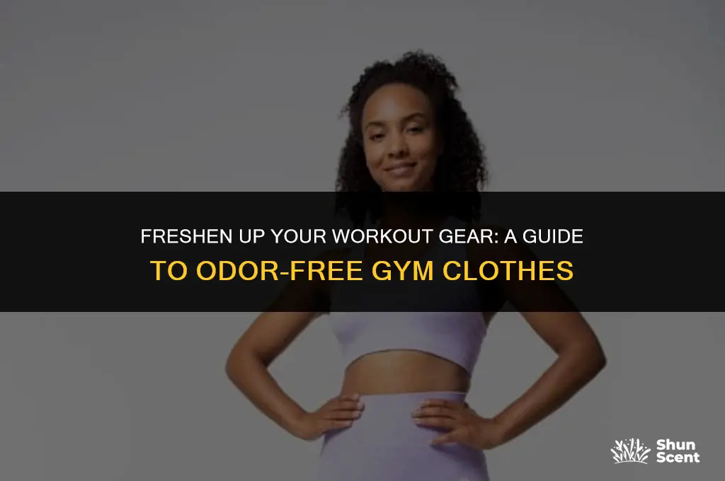 how to get sweat odor out of gym clothes