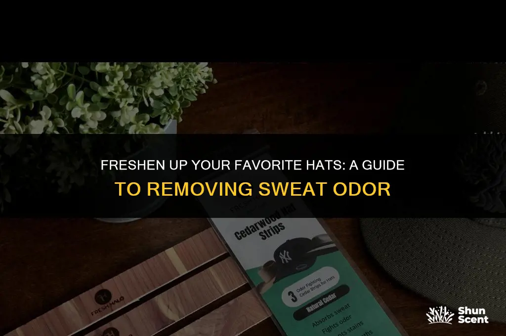 how to get sweat odor out of hats