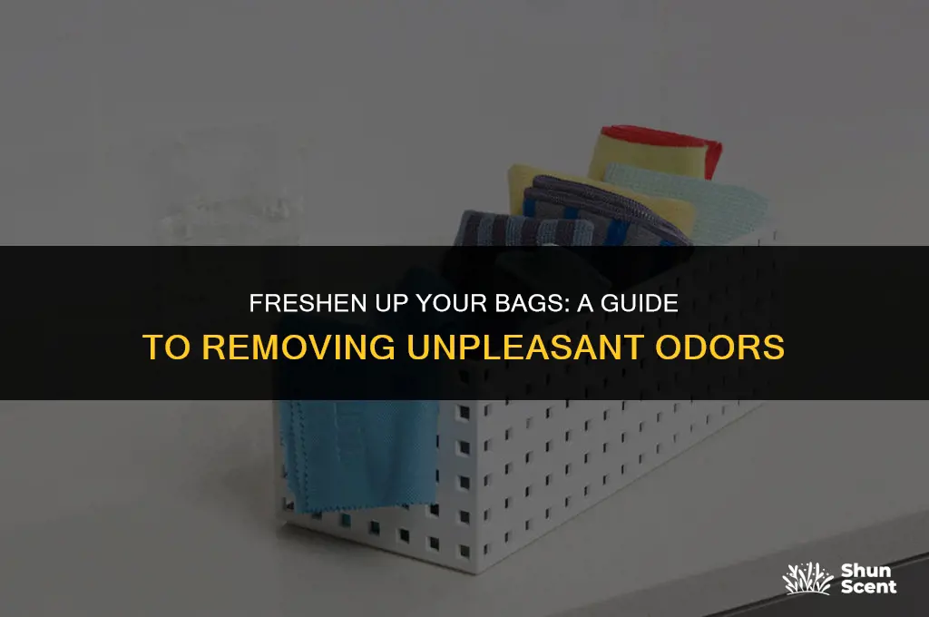 how to get the bad odor out of bags
