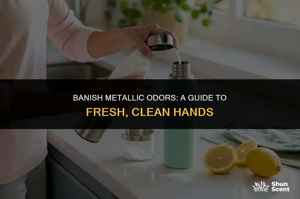 how to get the metallic odor off hands