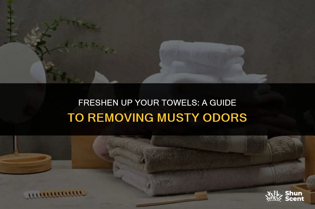 how to get the musty odor out of towels