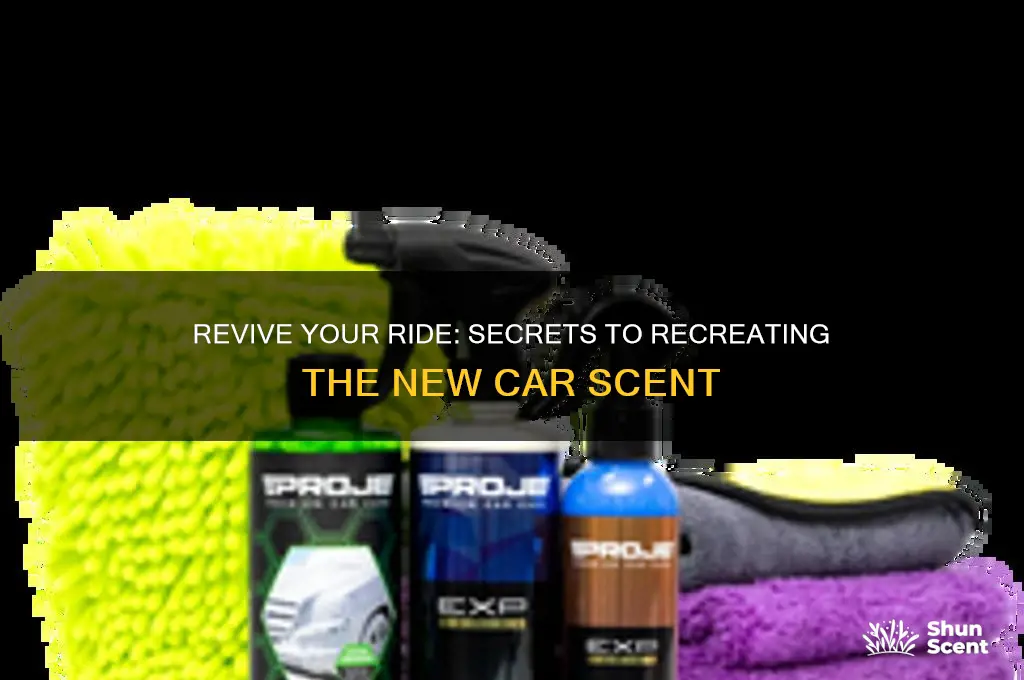 how to get the new car scent