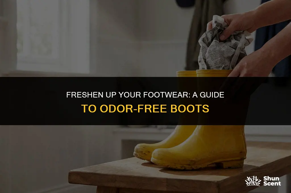 how to get the odor out of boots