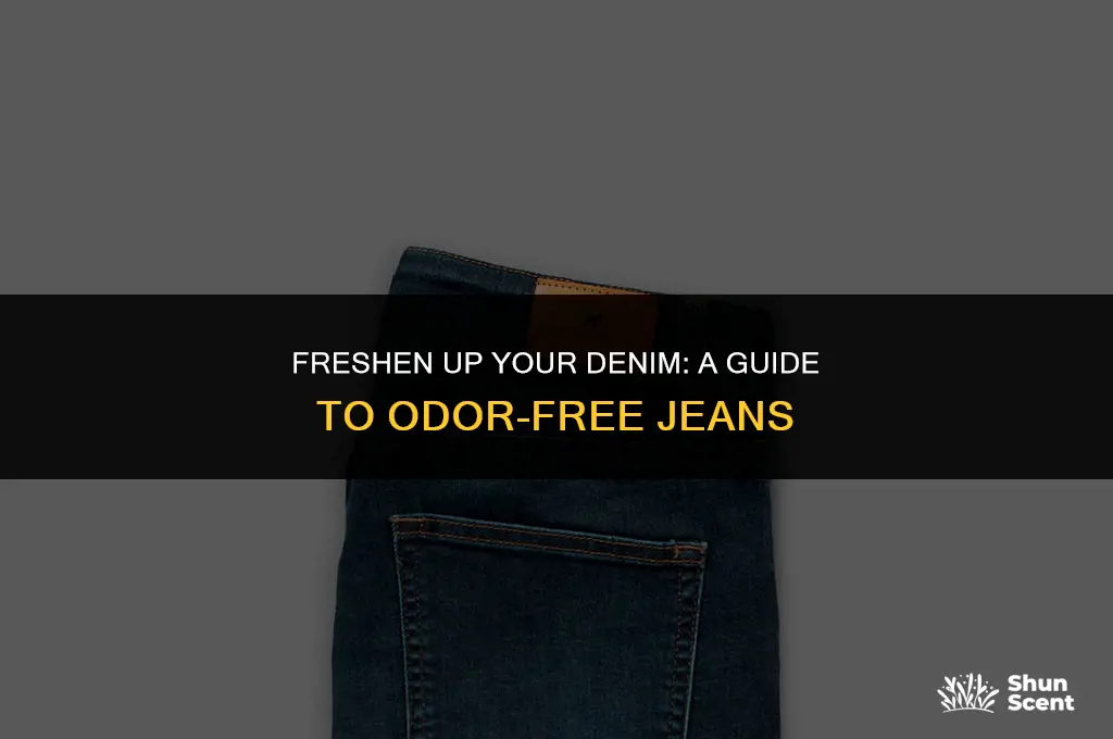 how to get the odor out of jeans