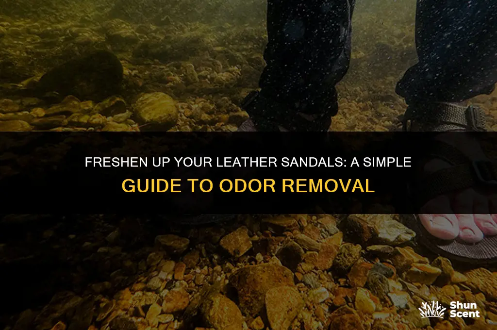 how to get the odor out of leather sandals