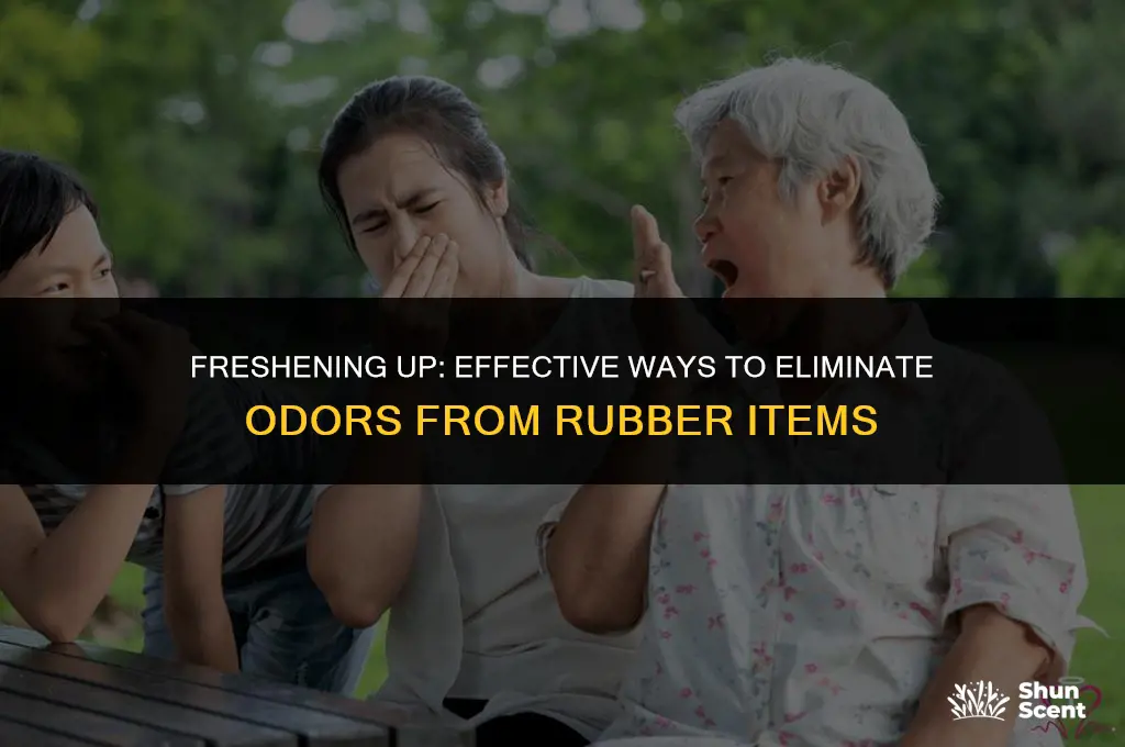 how to get the odor out of rubber