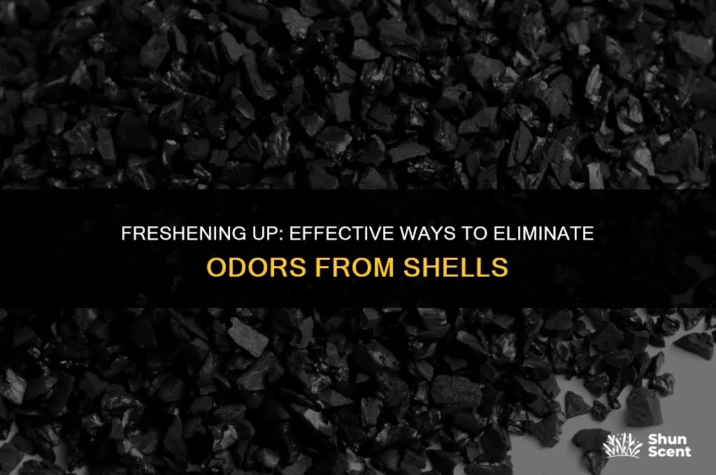 how to get the odor out of shells