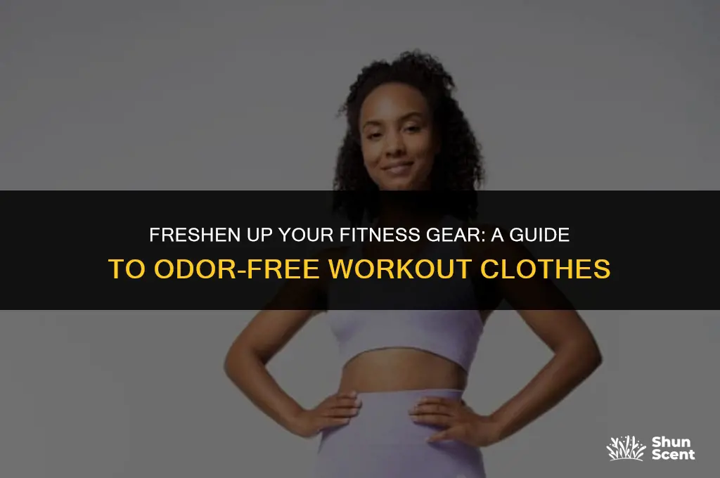 how to get the odor out of workout clothes