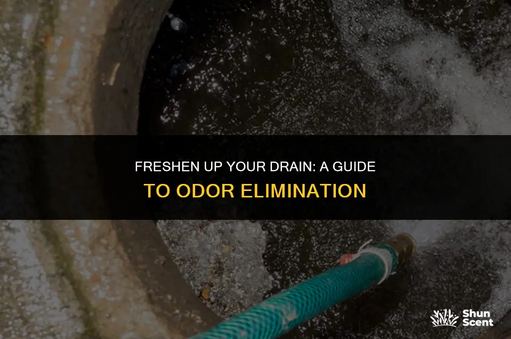 how to get the odor out of your drain