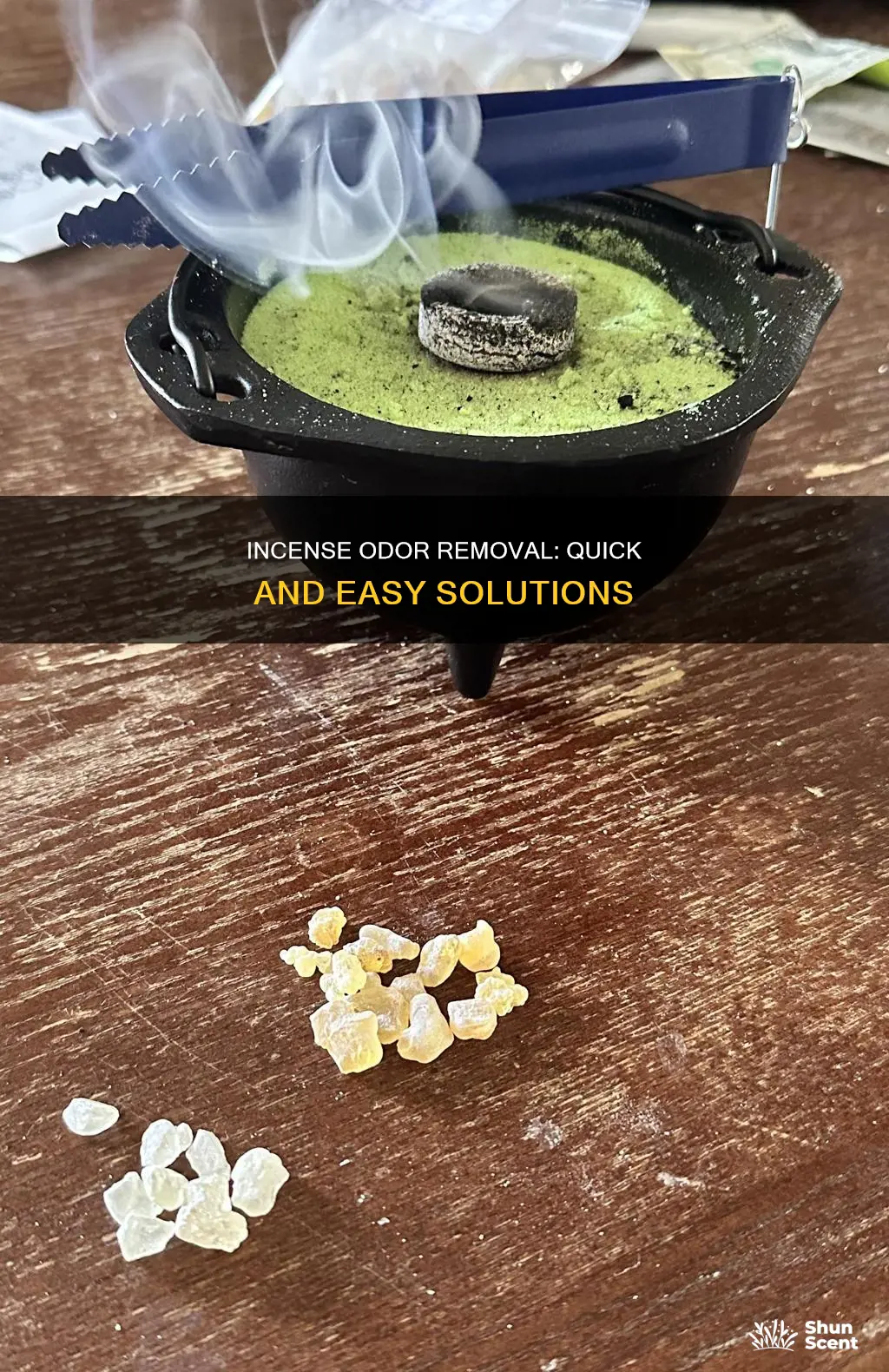 how to get the smell of incense out