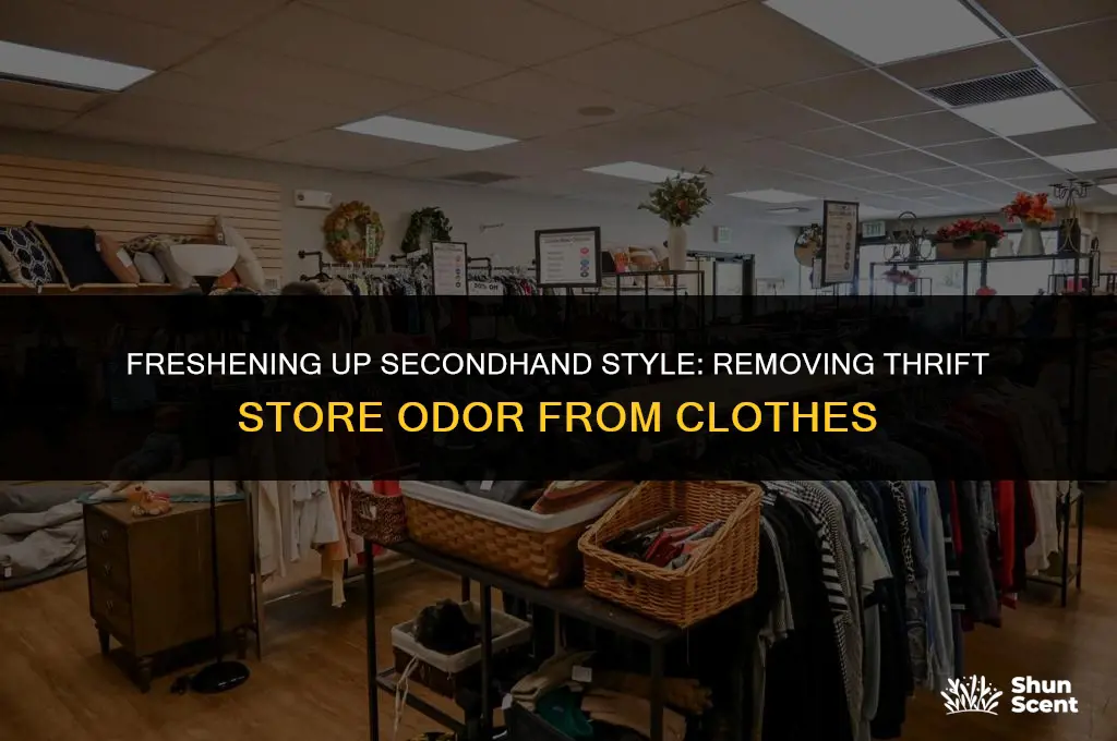 how to get thrift store odor out of clothes
