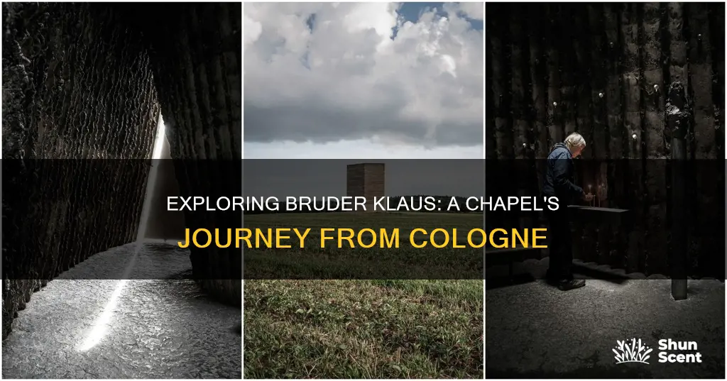 how to get to bruder klaus chapel from cologne