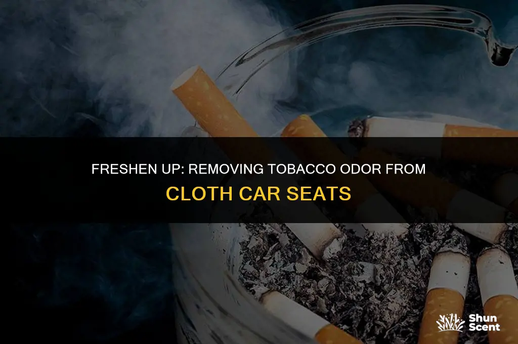 how to get tobacco odor out of cloth seats