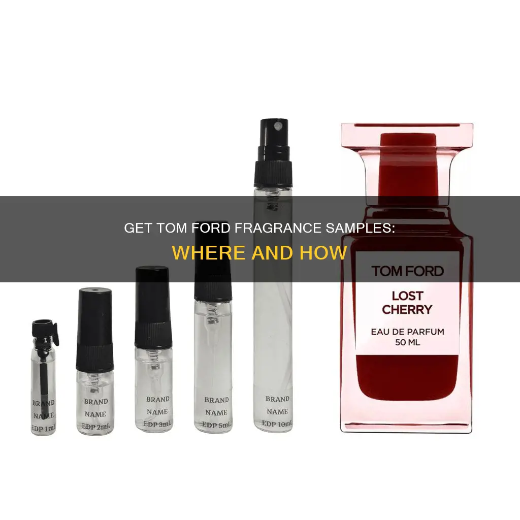 how to get tom ford fragrance samples