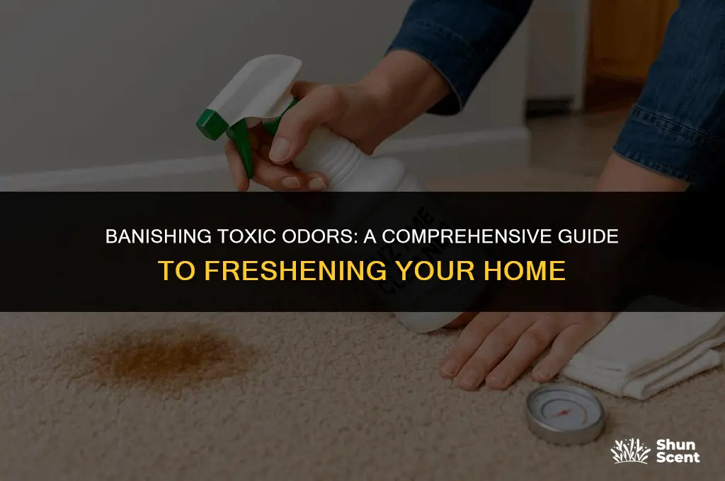 how to get toxic odors out of house
