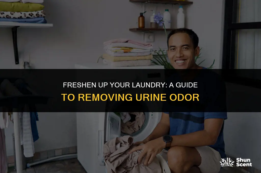 how to get urine odor out of laundry