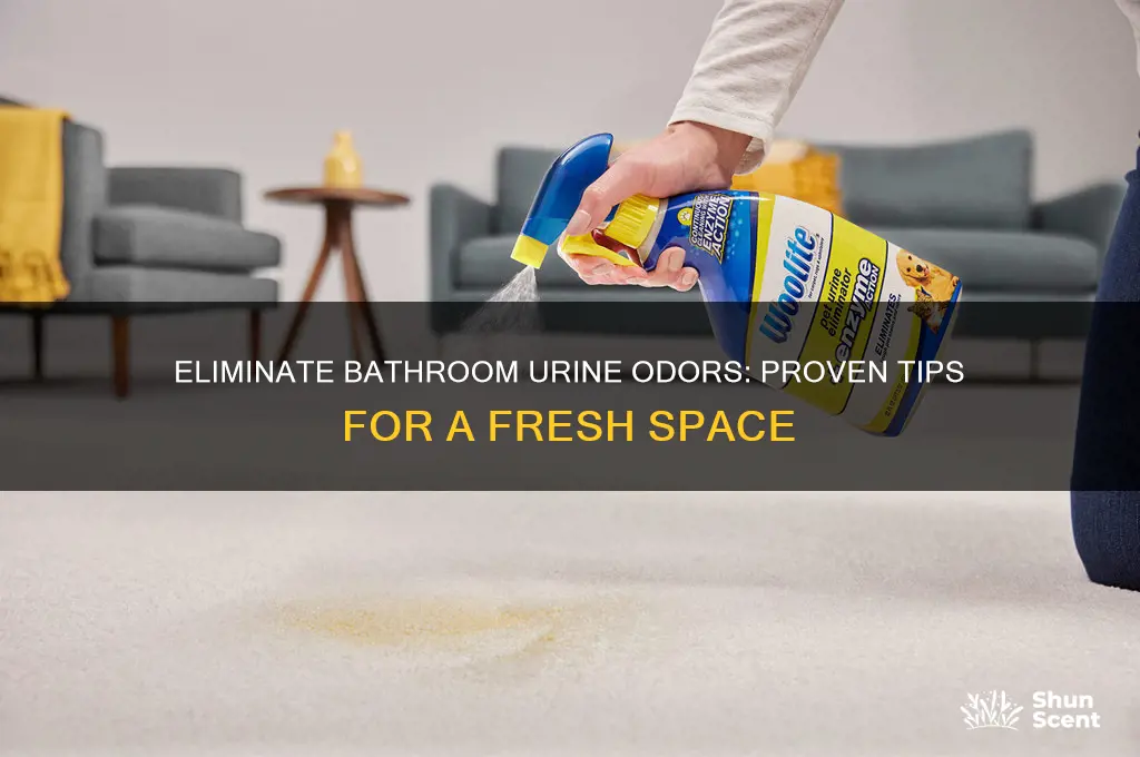 how to get urine scent out of bathroom