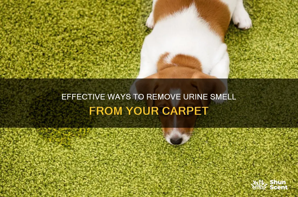 how to get urine scent out of carpet