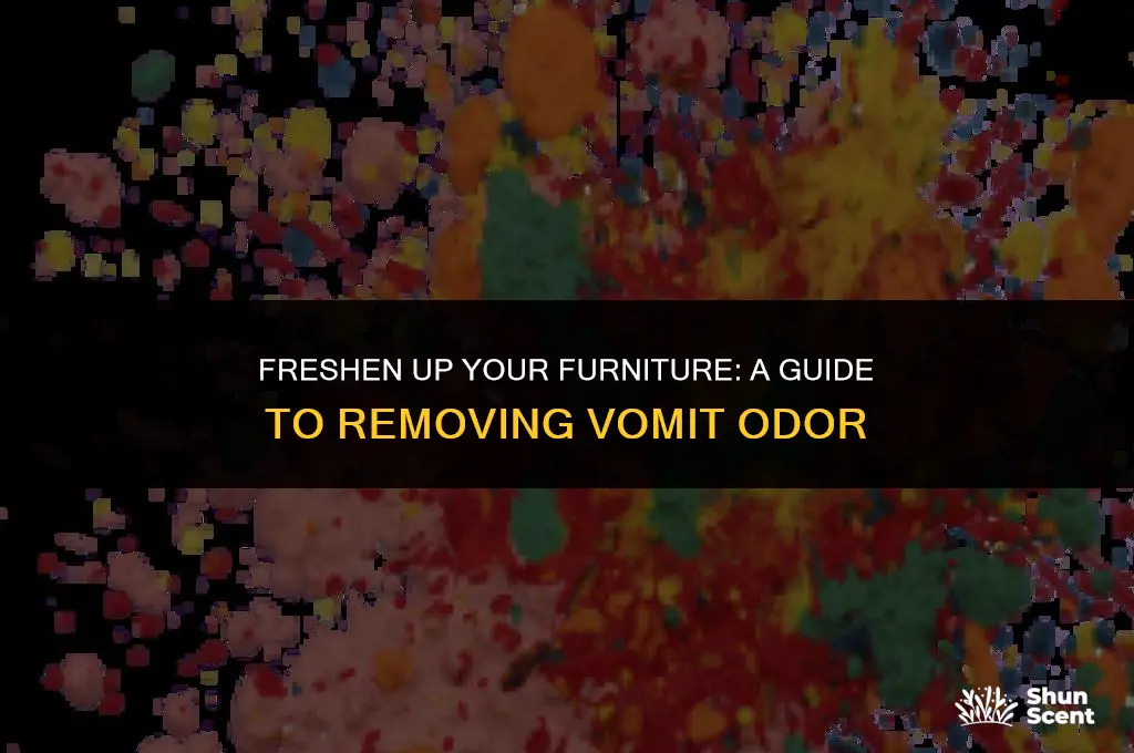 how to get vomit odor out of furniture