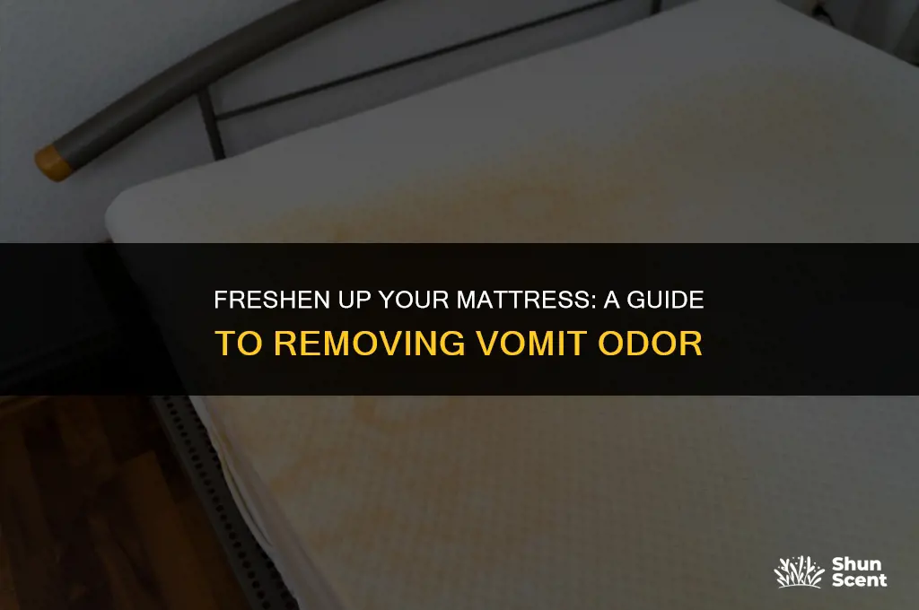 how to get vomit odor out of mattress