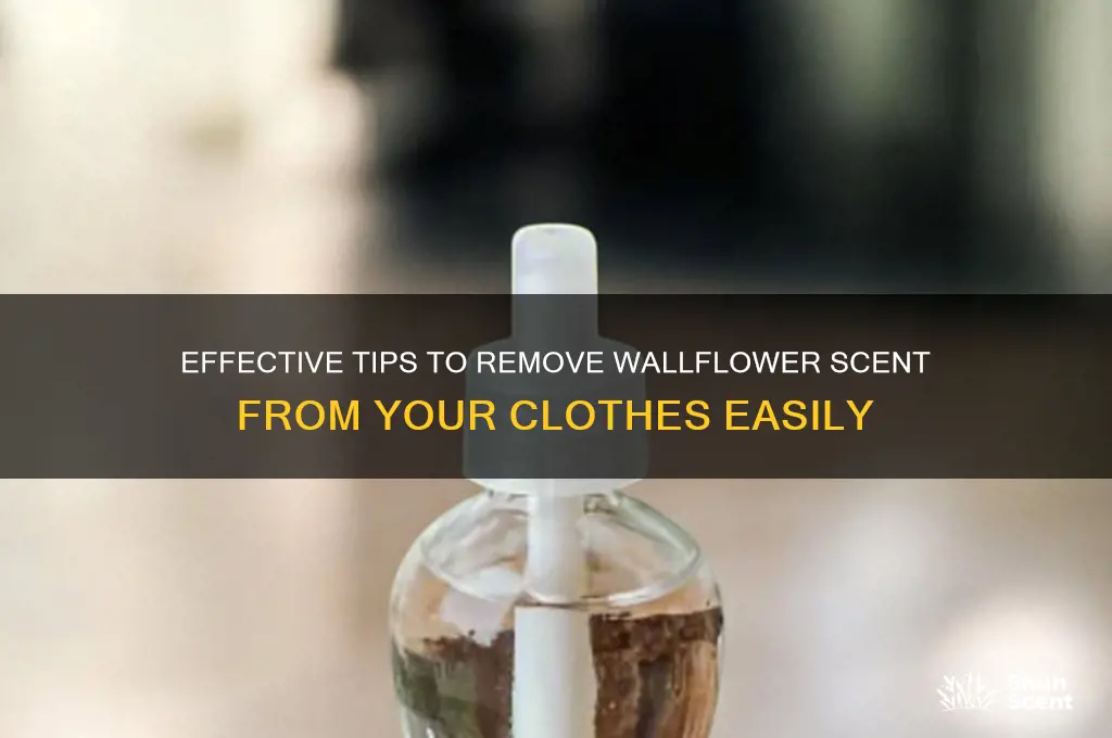 how to get wallflower scent off clothing