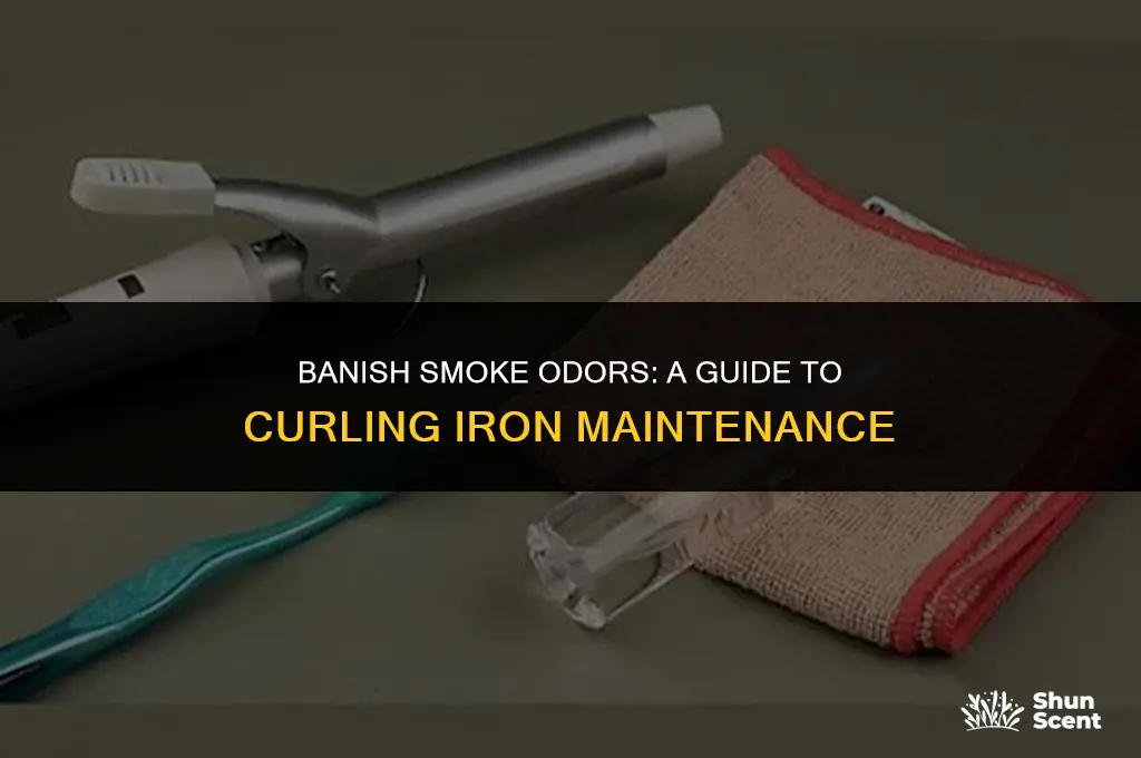 how to get your curling iron from smoke odor eliminator