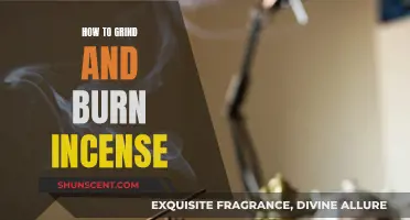 The Art of Grinding and Burning Incense
