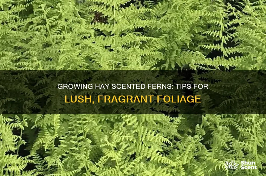 how to grow hay scented ferns
