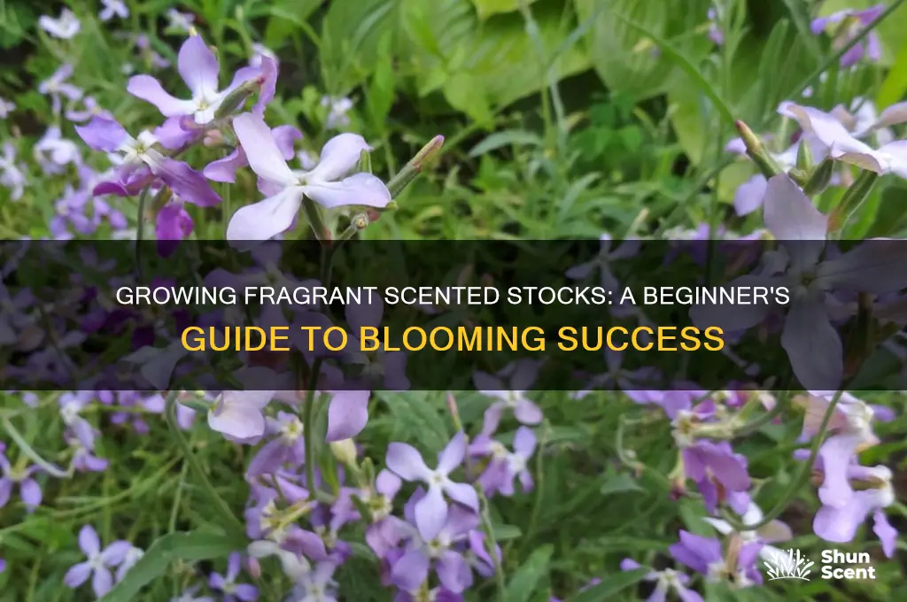 how to grow scented stocks