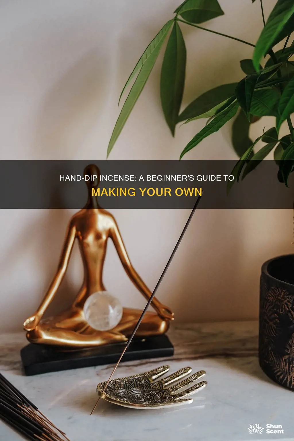 how to hand dip incense