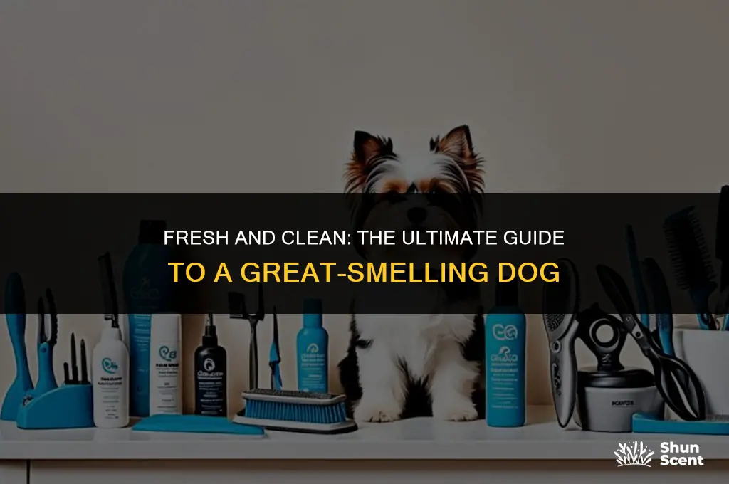how to have a good smelling dog